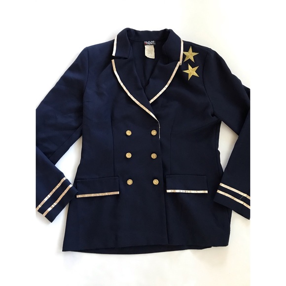 Helene Blake Vintage Blazer Jacket Size 10 - Picture 5 of 5